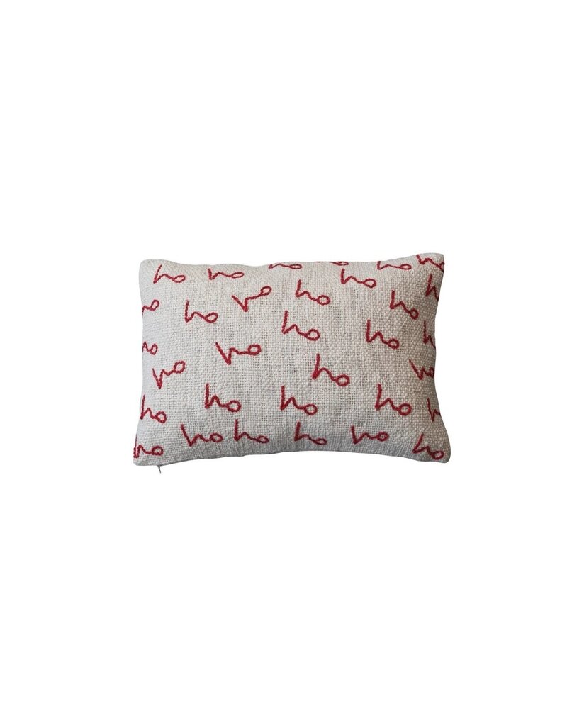 Christmas Market 24 x 16 HoHoHo Lumbar Pillow