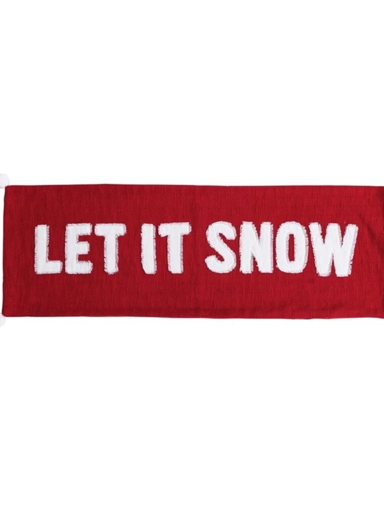 Ho Ho Ho 36 x 12 Let It Snow Lumbar Pillow