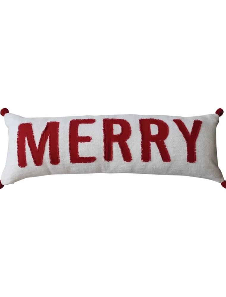 Let It Snow 36 x 12 Merry Lumbar Pillow