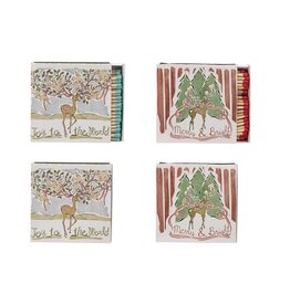 Flaire Safety Matches w/Reindeer, 2 Styles, EACH