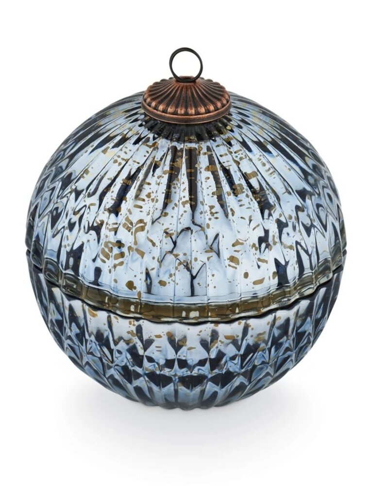 Noble Holiday Blue Mercury Ornament Candle, North Sky