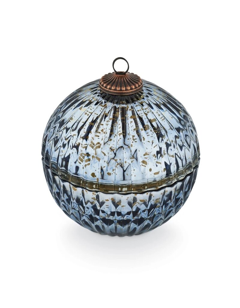 Noble Holiday Blue Mercury Ornament Candle, North Sky