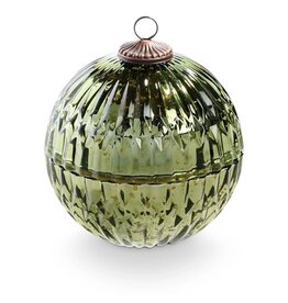 Noble Holiday Green Mercury Ornament Candle, Balsam & Cedar