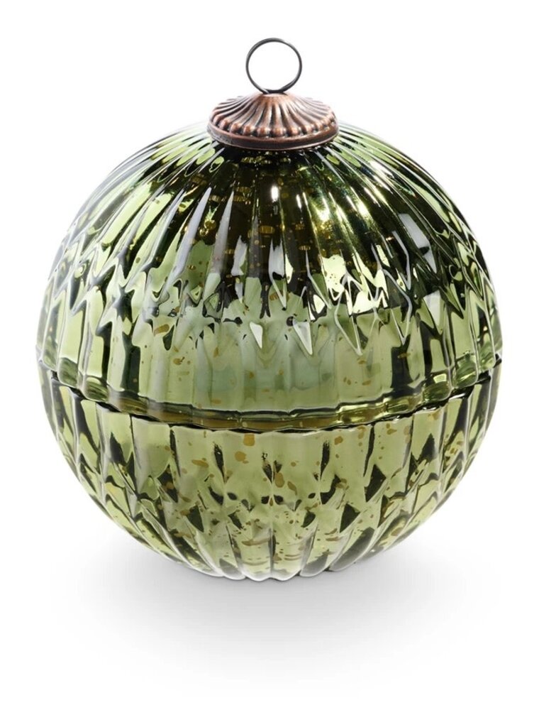 Noble Holiday Green Mercury Ornament Candle, Balsam & Cedar