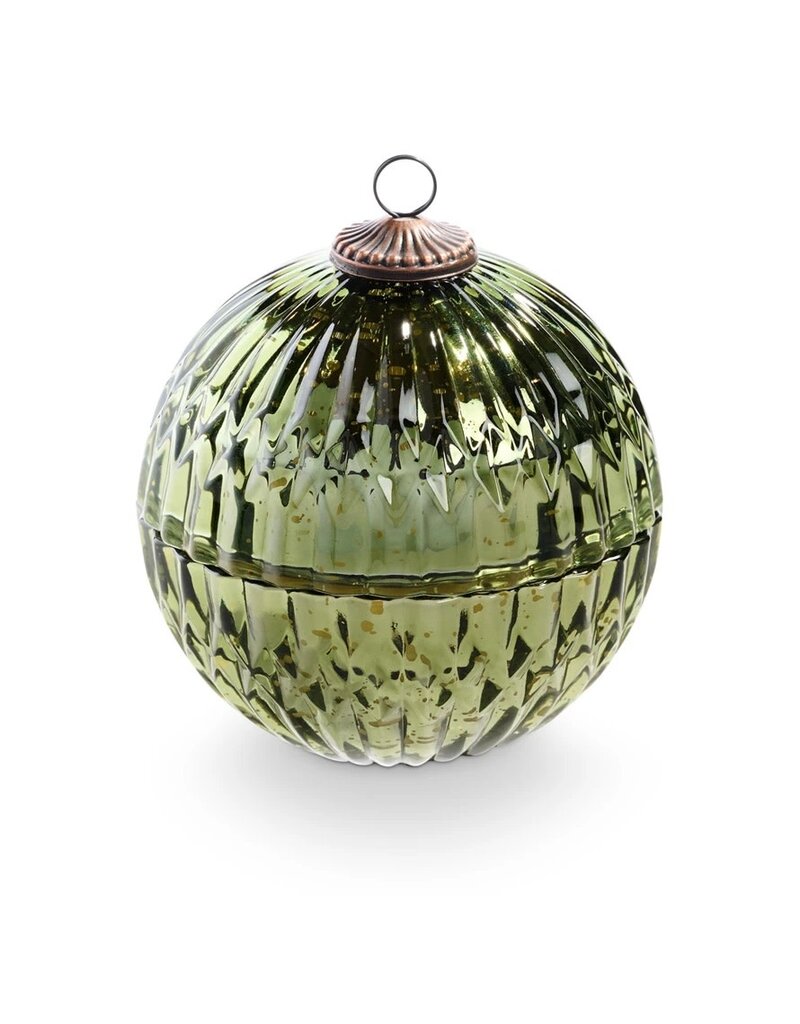 Noble Holiday Green Mercury Ornament Candle, Balsam & Cedar