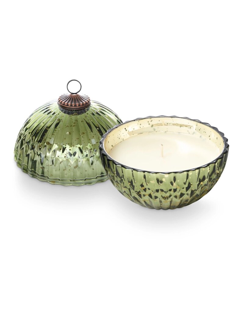 Noble Holiday Green Mercury Ornament Candle, Balsam & Cedar