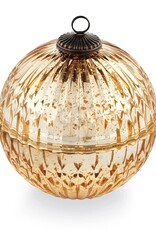 Noble Holiday Gold Mercury Ornament Candle, Winter White