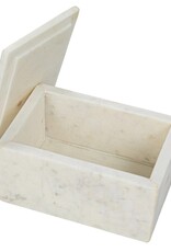 Marble Marble Box w/ Lid