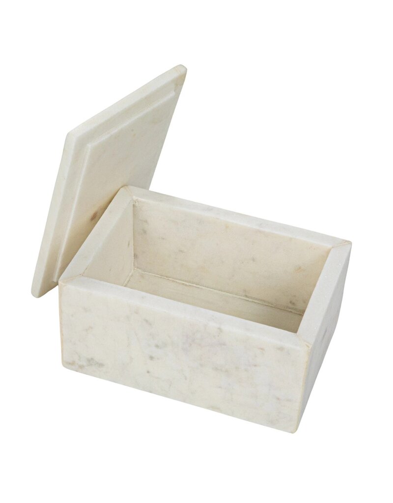 Marble Marble Box w/ Lid