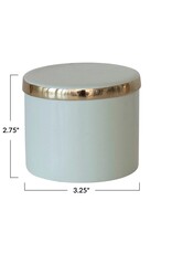 Mint Green Enamel Metal Box