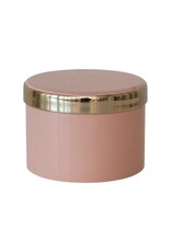 Coral Green Enamel Metal Box