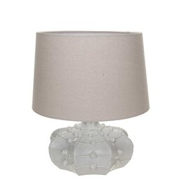 Stoneware Hobnail Table Lamp