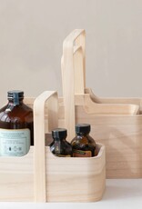 Paulownia Wood Nesting Boxes w/ Handles, Natural, Set of 3