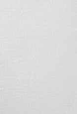 Daily Routines 20" Square Stonewashed Linen Pillow w/ Fringe, White