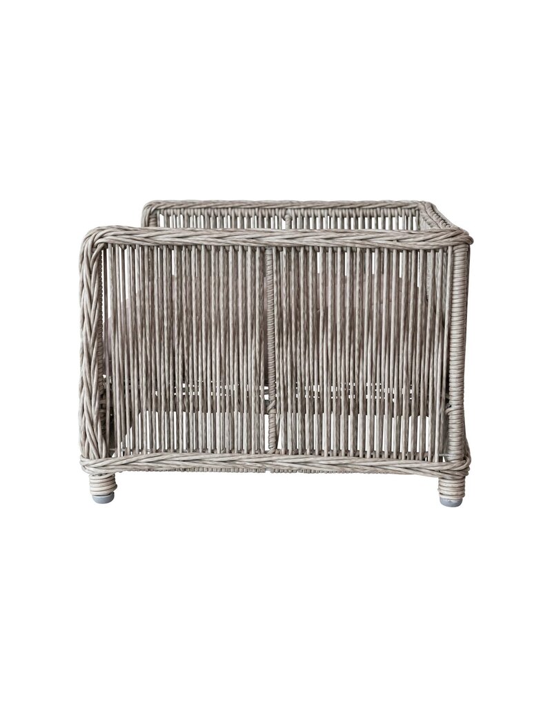 Secret Garden Woven Wicker Pet Bed