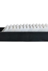 Obsidian Alabaster Dominoes in Soapstone Box, Set of 29