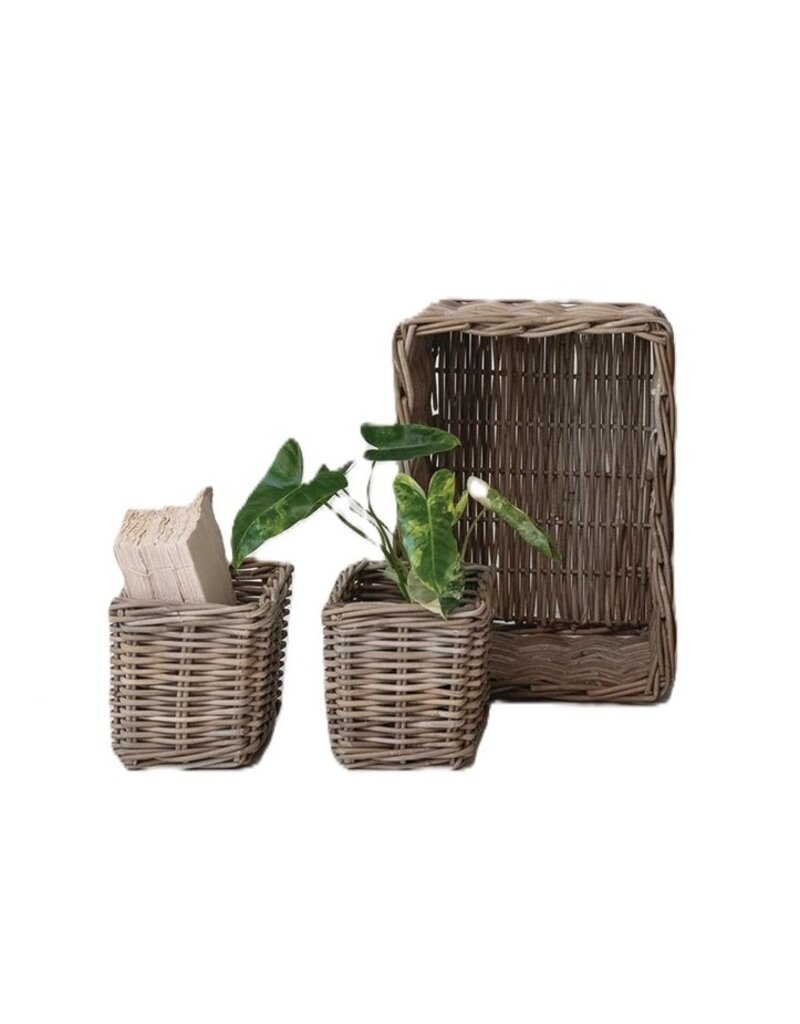 Sonoma Set of 3 Rattan Nested Baskets