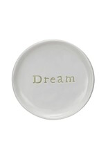 Botanist Stoneware Dish w/Word - DREAM, EACH