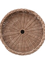 Clementine Hand Woven Rattan Pedestal