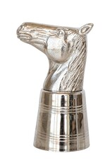 Cheers 2 oz. Cast Aluminum & Stainless-Steel Horse Head Jigger