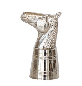 Cheers 2 oz. Cast Aluminum & Stainless-Steel Horse Head Jigger