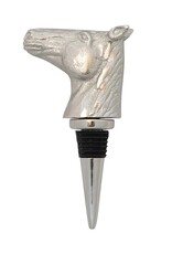 Cheers Cast Aluminum Horse Head Bottle Stopper