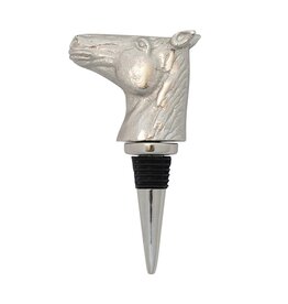 Cheers Cast Aluminum Horse Head Bottle Stopper