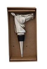 Cheers Cast Aluminum Horse Head Bottle Stopper