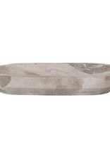 abode Oval Marble Dish - Buff