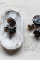 abode Oval Marble Dish - Buff