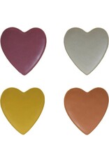 Happy House Stoneware Heart Shaped Dish, 4-Colors, EACH