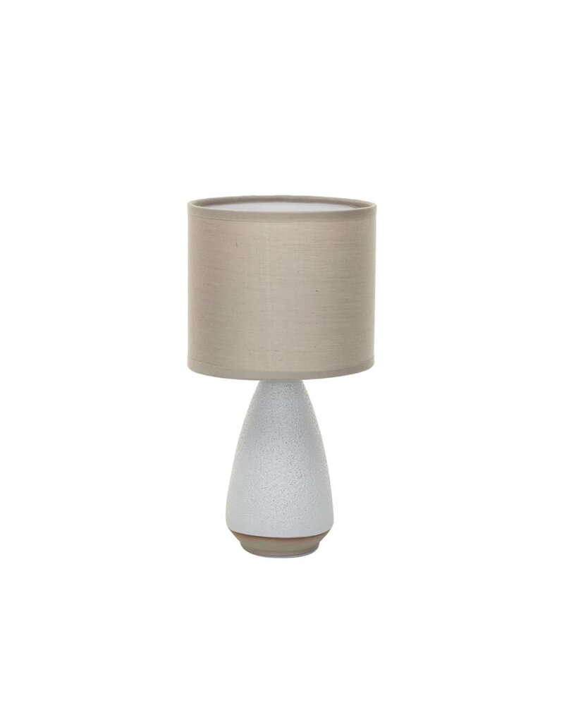 Sanctuary 10.75" Stoneware Lamp w/Linen Shade