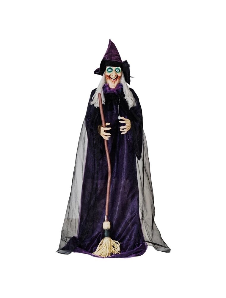 Animated Witch w/ Lights & Sound, Motion Activated