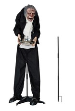 Pumpkin & Spice Animated Butler w/ Lights & Sound, Motion Activated