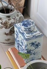 Dapper Home Hand-Painted Porcelain Vintage Reproduction Ginger Jar