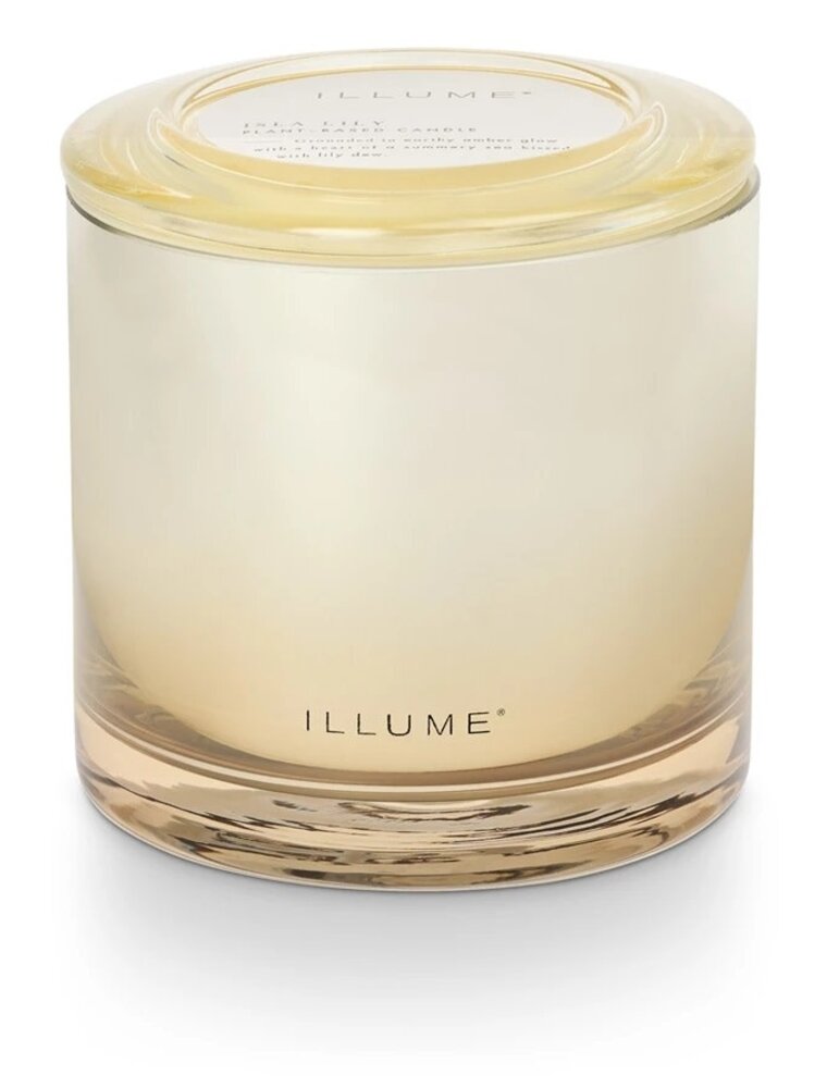 Beautifully Done Isla Lily Statement Glass Candle