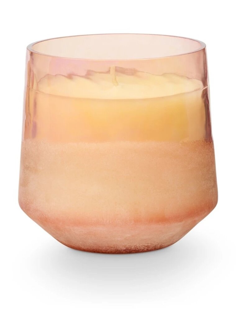 Beautifully Done Paloma Petal Baltic Glass Candle