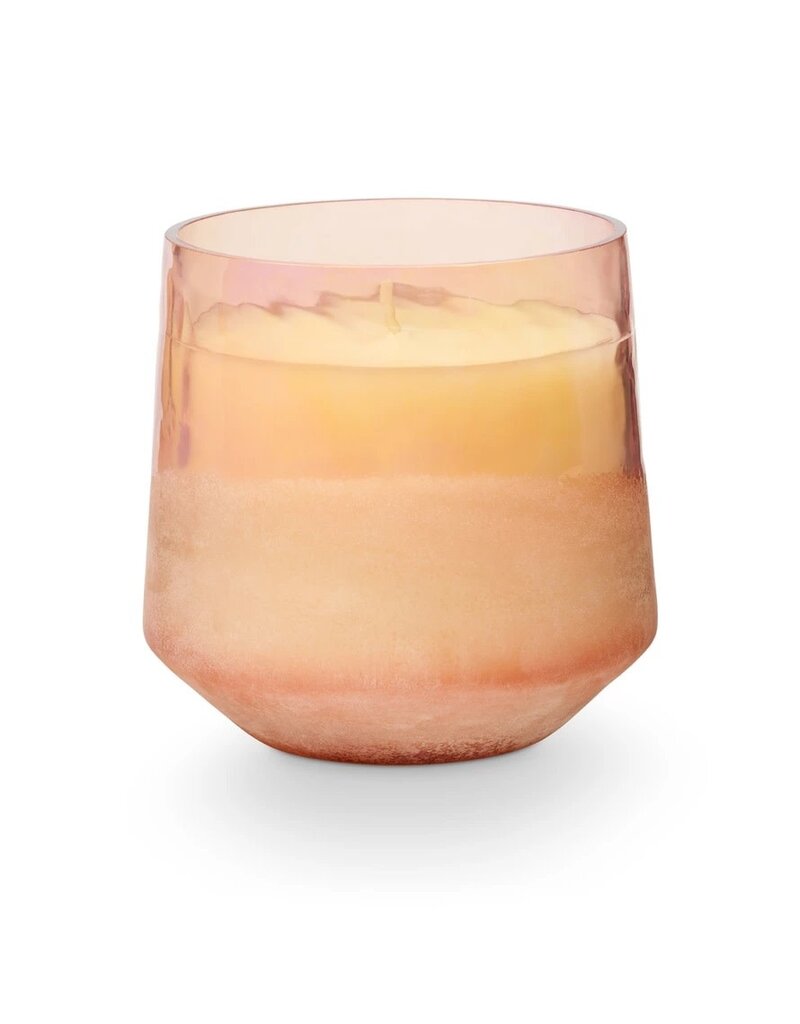 Beautifully Done Paloma Petal Baltic Glass Candle