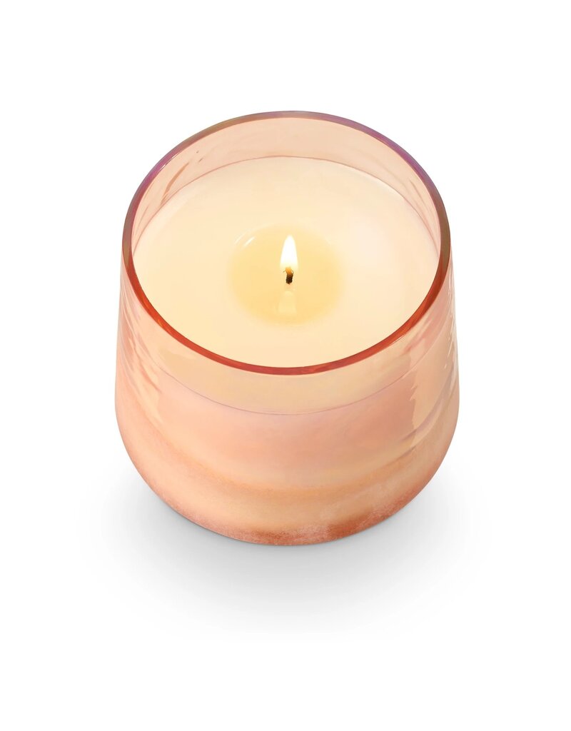 Beautifully Done Paloma Petal Baltic Glass Candle