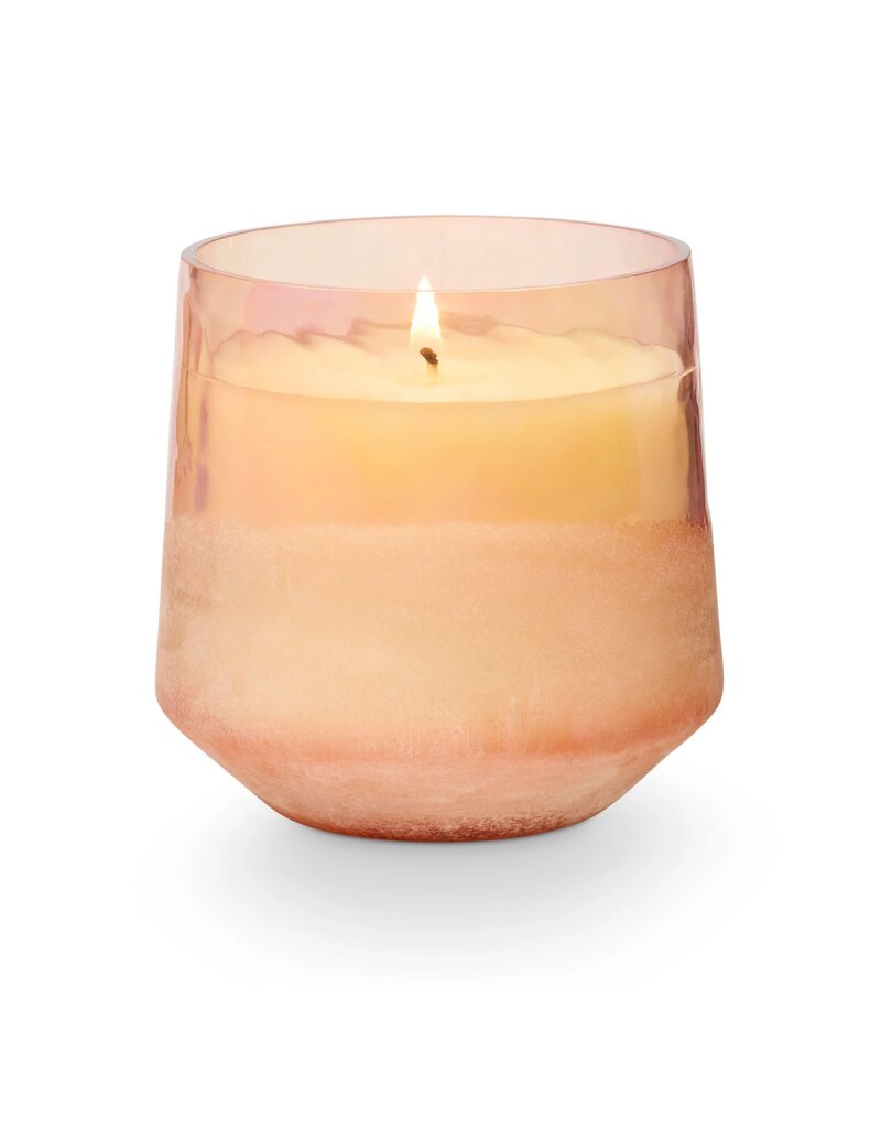 Beautifully Done Paloma Petal Baltic Glass Candle