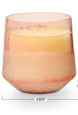 Beautifully Done Paloma Petal Baltic Glass Candle