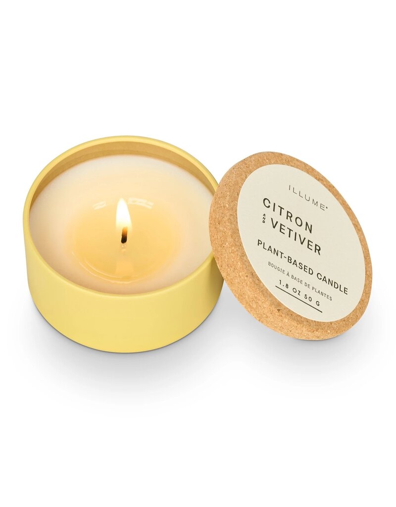 Verde Citron & Vetiver Verde Tin with Cork Lid