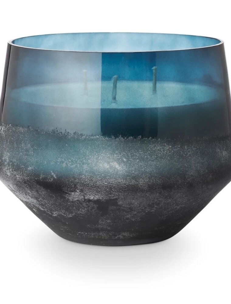 Beautifully Done Hidden Lake Large Baltic Glass Candle