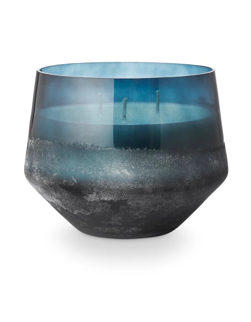 Beautifully Done Hidden Lake Large Baltic Glass Candle
