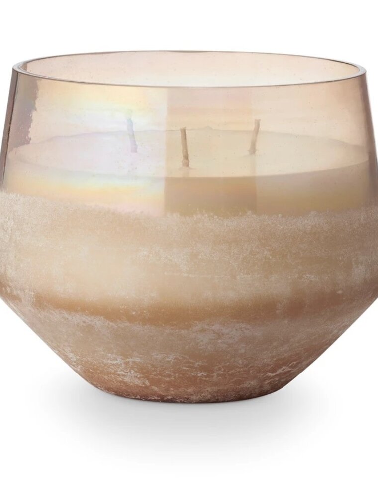Beautifully Done Coconut Milk Mango Large Baltic Glass Candle