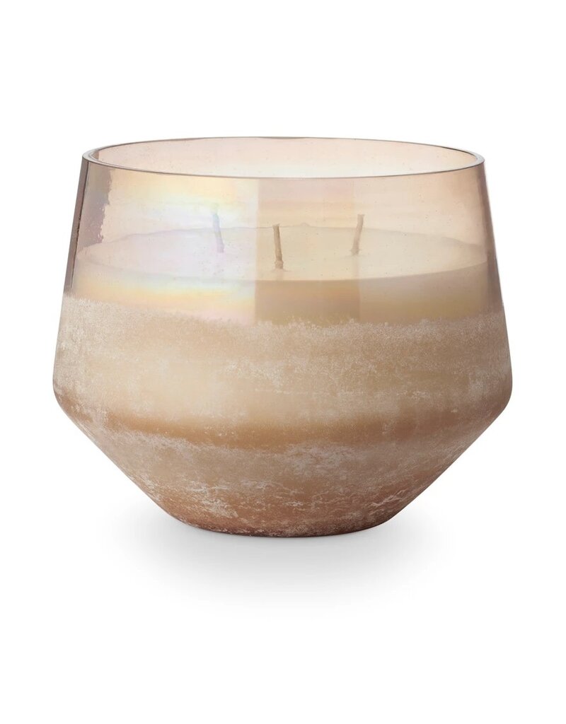 Beautifully Done Coconut Milk Mango Large Baltic Glass Candle