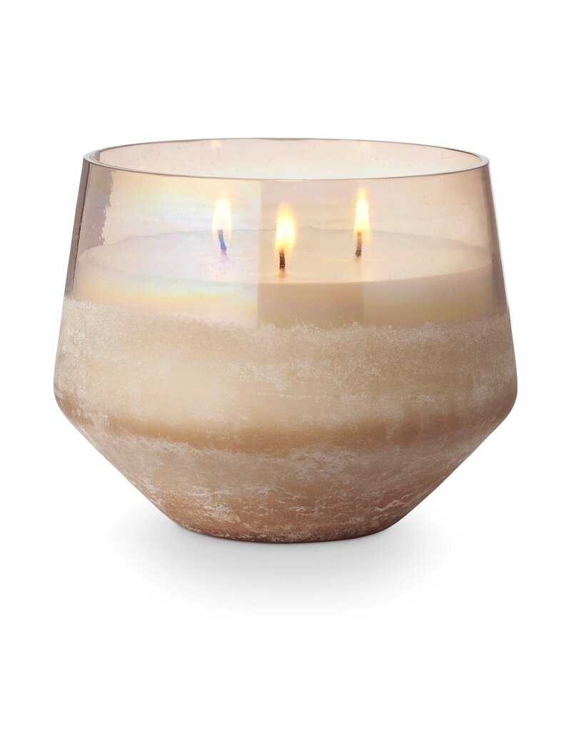 Beautifully Done Coconut Milk Mango Large Baltic Glass Candle