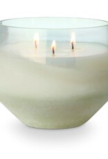 Beautifully Done Fresh Sea Salt Large Baltic Glass Candle
