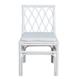 Brighton Brighton Rattan Chair w/Loose Cushion, White