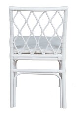Brighton Brighton Rattan Chair w/Loose Cushion, White